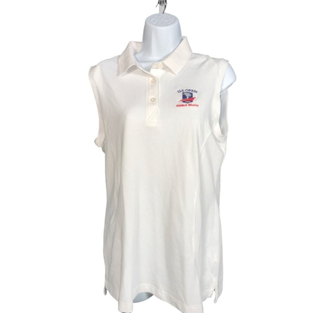2019 Pebble Beach US Open Women's Cutter And Buck Golf Shirt Dry Tec Cotton Ladi